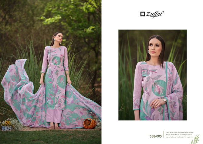 Hakoba Vol 2 By Zulfat Digital Printed Cotton Dress Material Wholesale Price In Surat
